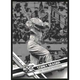 2017 Topps Update Black and White Negative #US110 Corey Seager
