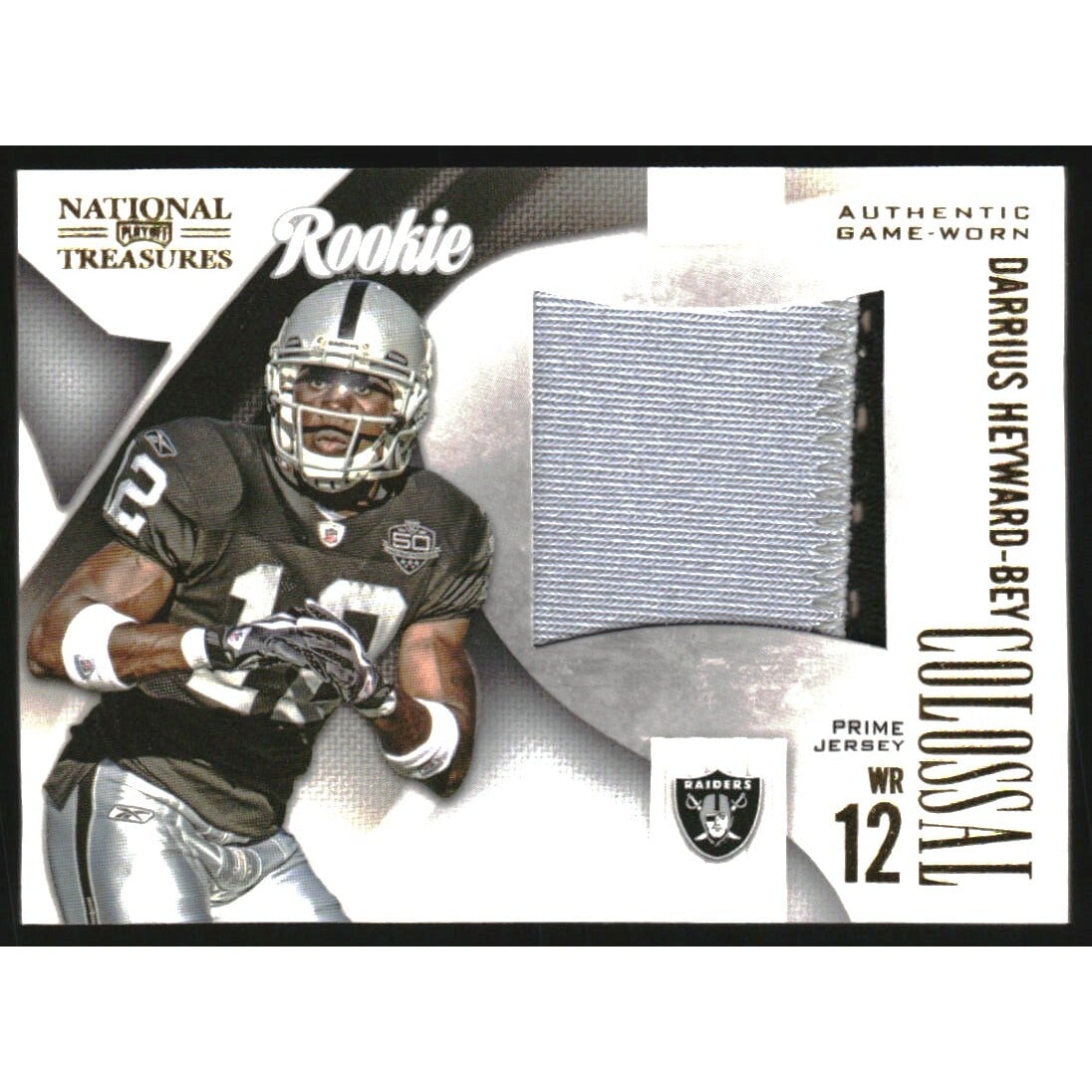 2009 Playoff National Treasures Rookie Colossal Materials Prime #19 Darrius Heyward-Bey