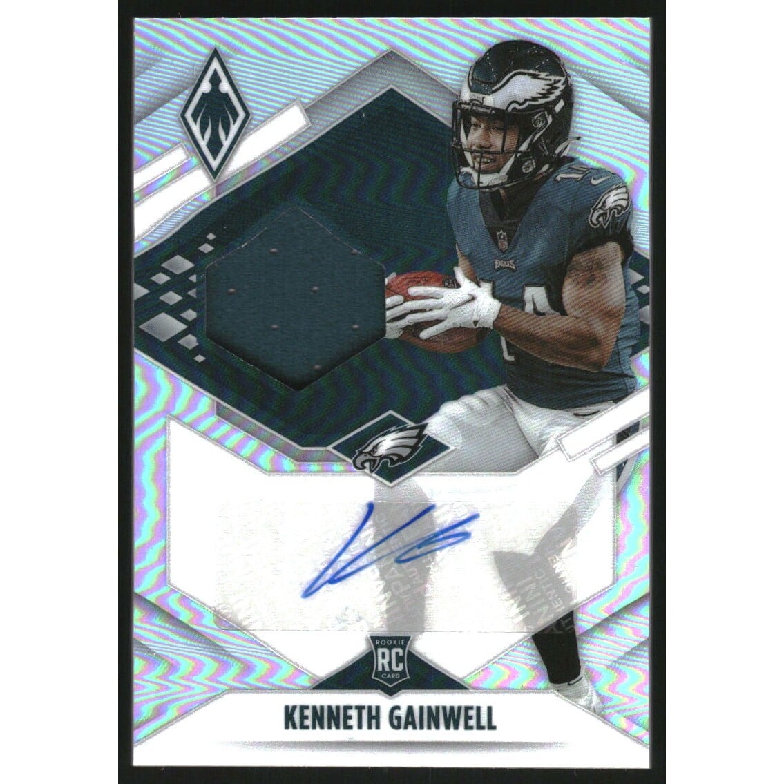 2021 Panini Phoenix Rookie Premiere Jersey Autographs #39 Kenneth Gainwell/299. rookie card picture