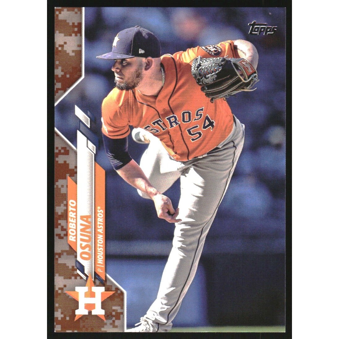 2020 Topps Memorial Day Camo #141 Roberto Osuna. rookie card picture