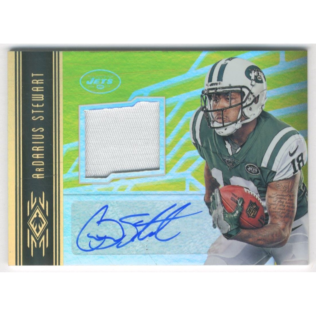 2017 Panini Phoenix Rookie Jersey Autographs Yellow Prime #27 ArDarius Stewart/25. rookie card picture