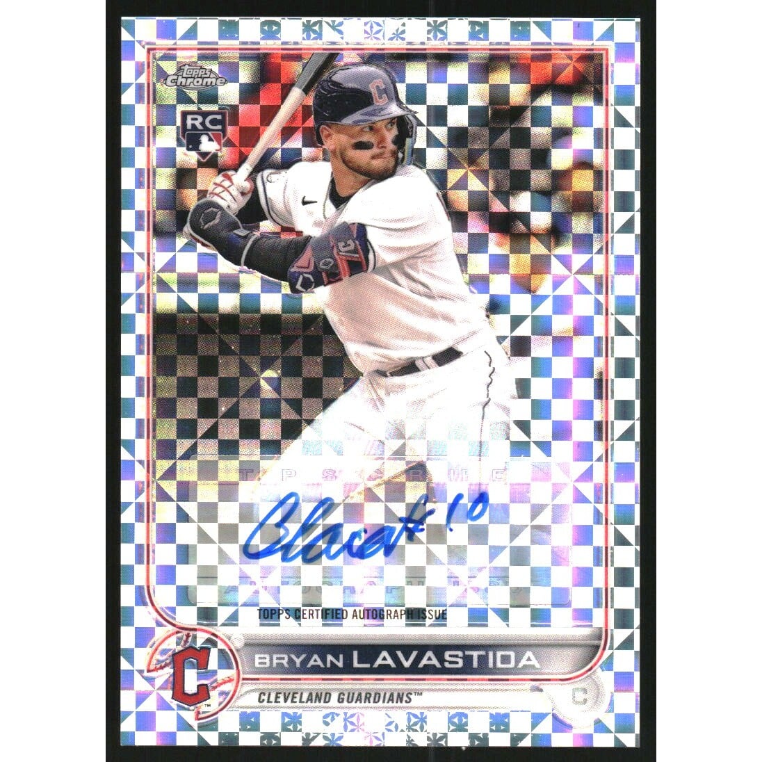 2022 Topps Chrome Update Autographs X-Fractors #ACBL Bryan Lavastida. rookie card picture