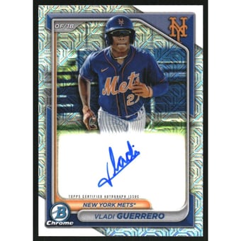 2024 Bowman Chrome Mega Box Autographs #BMAVG Vladi Guerrero