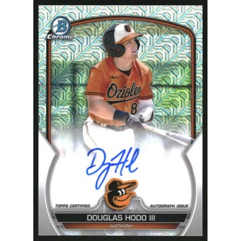2023 Bowman Chrome Mega Box Autographs #BCMADH Douglas Hodo III
