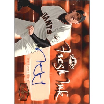 2006 Flair Showcase Fresh Ink #NL Noah Lowry