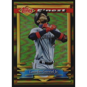 2021 Finest Flashbacks Gold Refractors #86 Lourdes Gurriel Jr.
