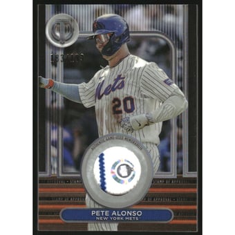 2024 Topps Tribute Stamp of Approval Relics #SOAPA Pete Alonso
