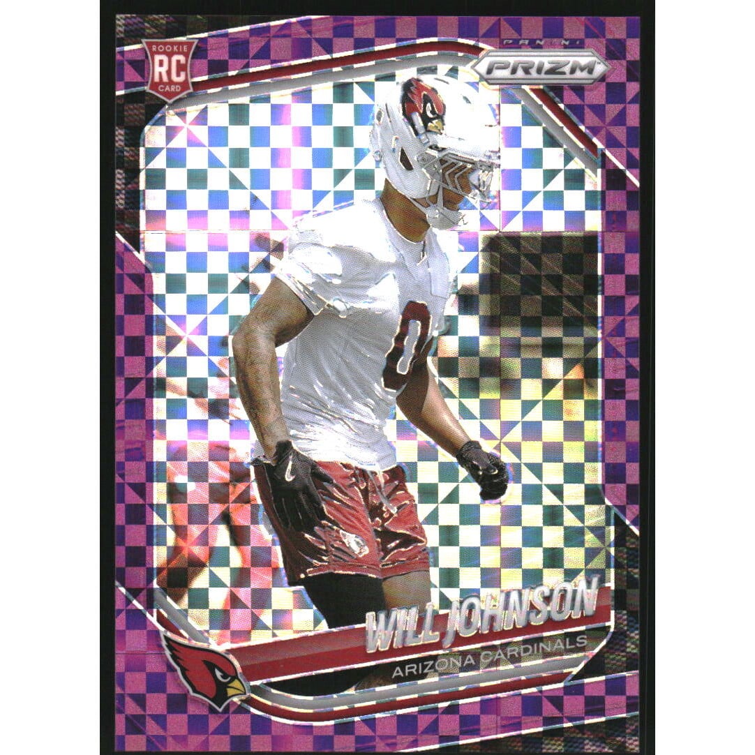 2025 Panini Prizm Prizms Purple Power #370 Will Johnson. rookie card picture