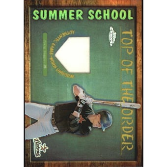 2002 Topps Chrome Summer School Top of the Order Relics #TOCCB Craig Biggio Uni A