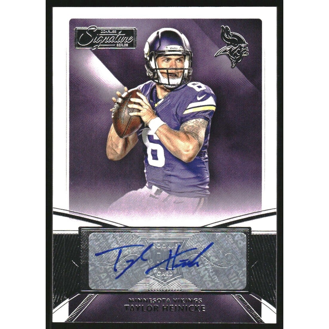 2015 Donruss Signature Series #426 Taylor Heinicke RC. rookie card picture
