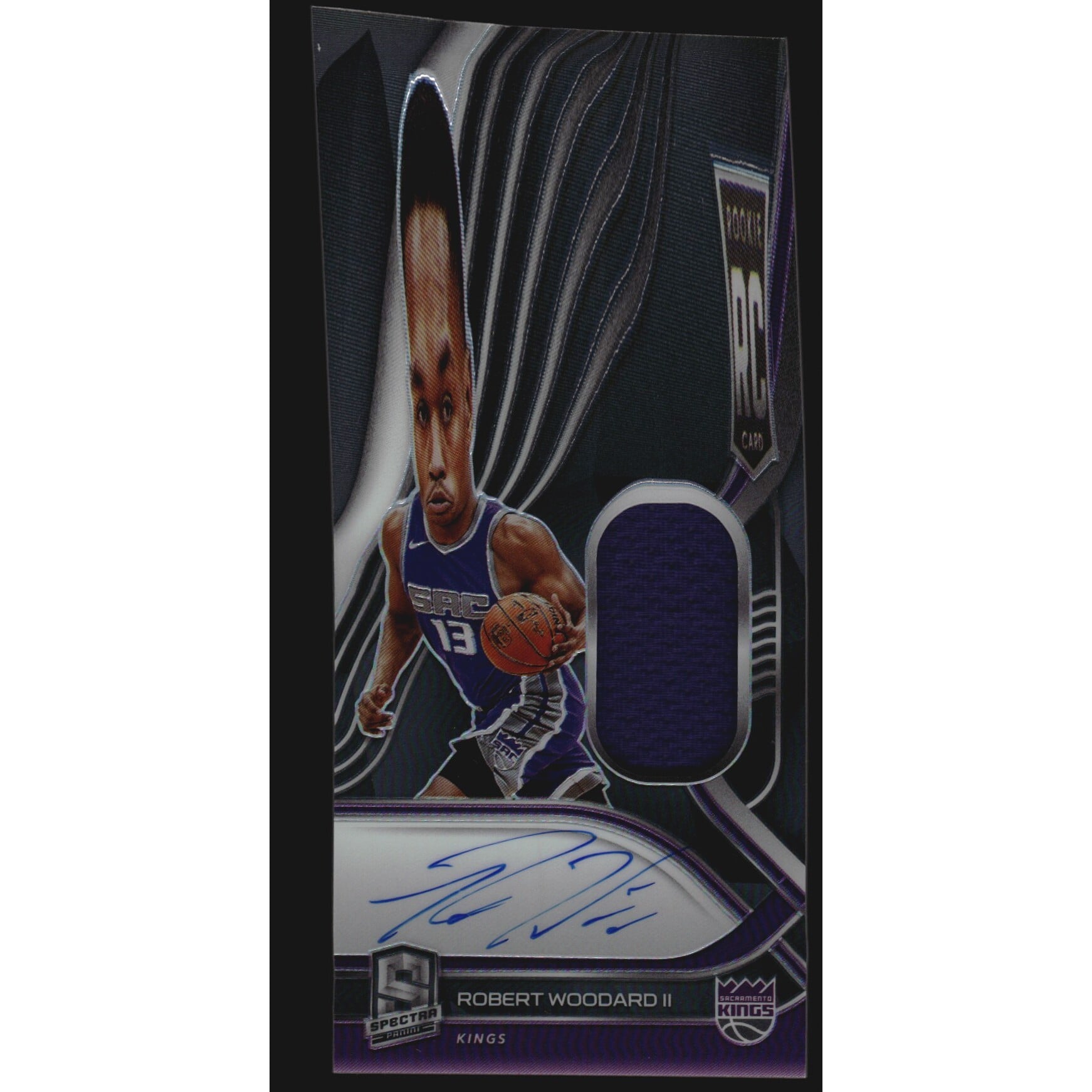 2020-21 Panini Spectra #213 Robert Woodard II JSY AU/149 RC. rookie card picture
