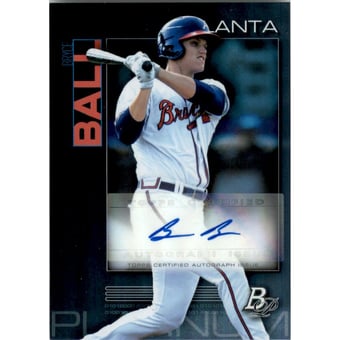 2020 Bowman Platinum Top Prospect Autographs #TOP82 Bryce Ball