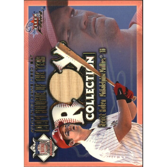 2001 Fleer Focus ROY Collection Memorabilia #ROY19 Scott Rolen Bat. rookie card picture