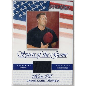 2002 Studio Spirit of the Game Hats Off #37 Jason Lane