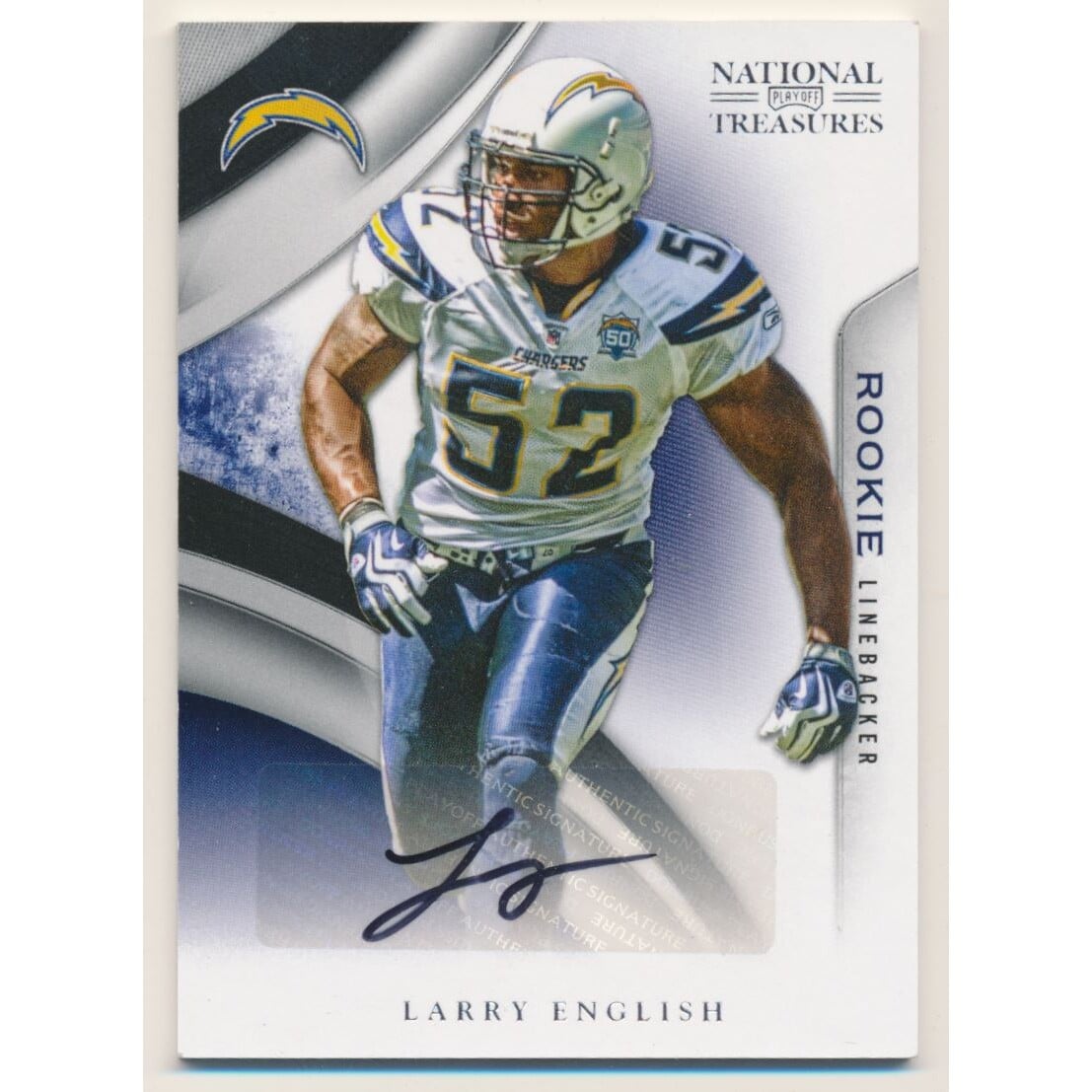 2009 Playoff National Treasures #167 Larry English AU RC