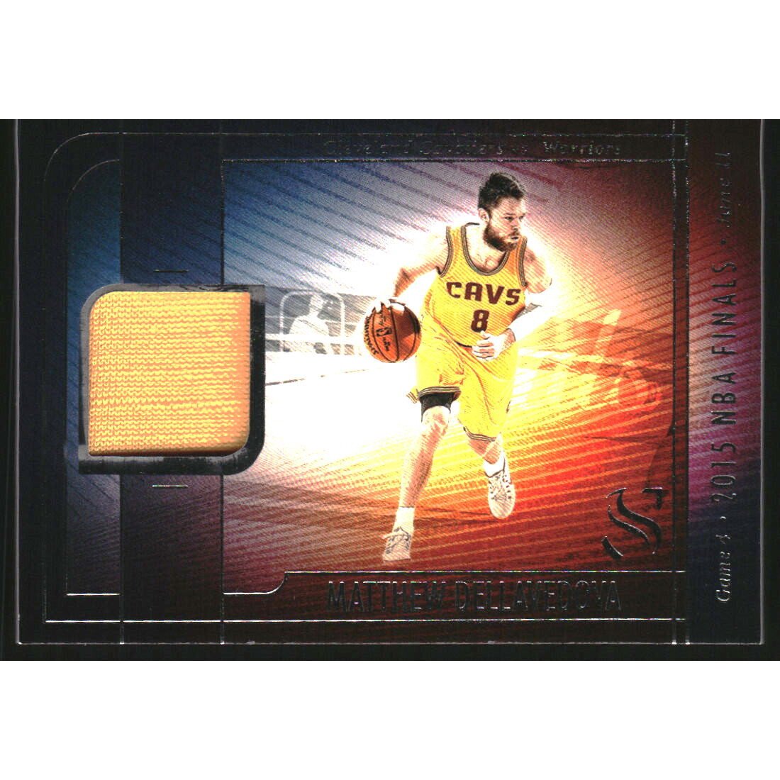 2024-25 Panini Silhouette NBA Finals Memorabilia #21 Matthew Dellavedova. rookie card picture