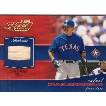 2002 Playoff Piece of the Game Materials Gold #67 Rafael Palmeiro Bat