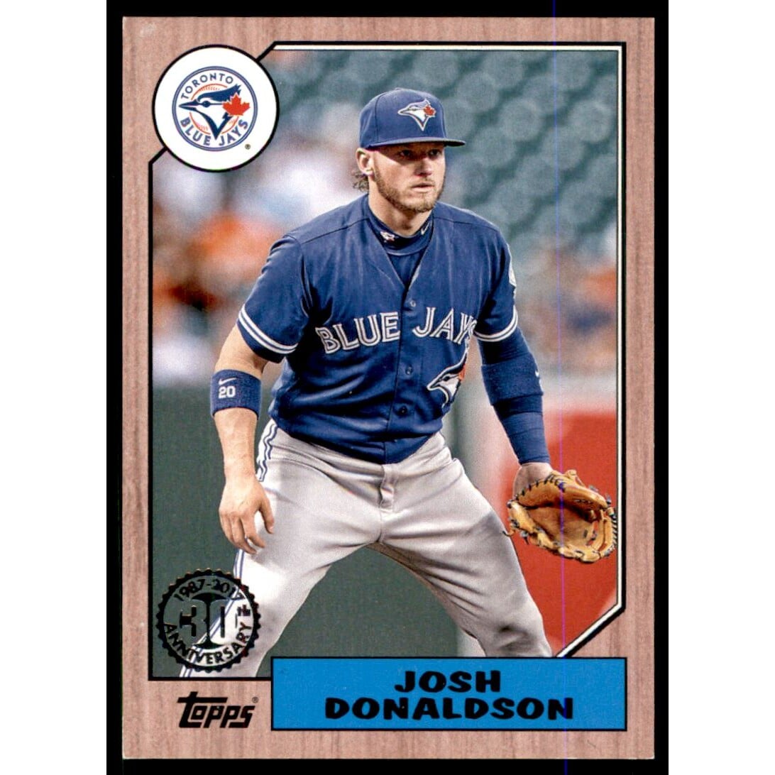 2017 Topps '87 Topps Red #8778 Josh Donaldson. rookie card picture