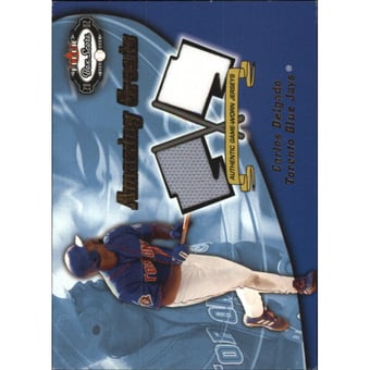 2002 Fleer Box Score Amazing Greats Dual Swatch #4 Carlos Delgado
