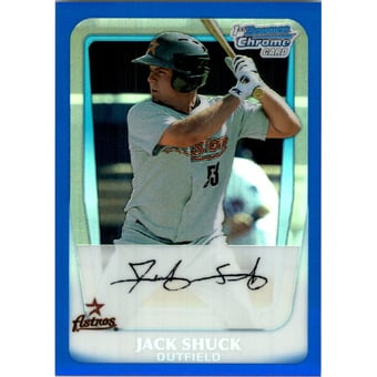 2011 Bowman Chrome Prospects Blue Refractors #BCP11 Jack Shuck
