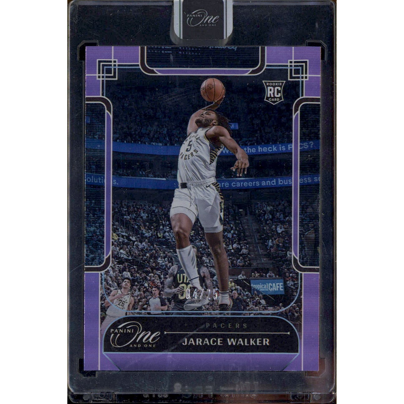 2023-24 Panini One and One Purple #127 Jarace Walker. rookie card picture