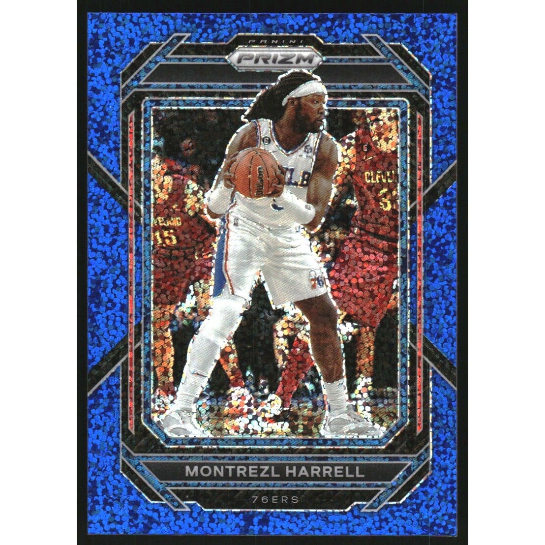 2022-23 Panini Prizm Prizm Blue Sparkle #165 Montrezl Harrell. rookie card picture