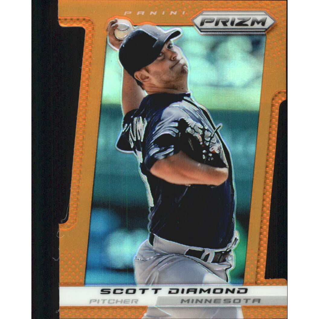 2013 Panini Prizm Prizms Orange Die-Cut #69 Scott Diamond. rookie card picture