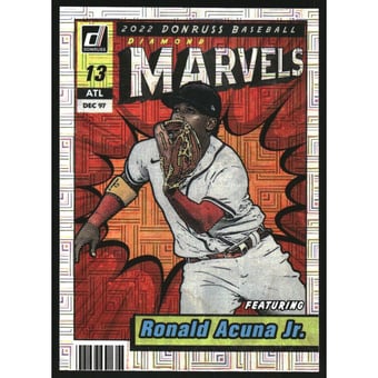 2022 Donruss Marvels Vector #4 Ronald Acuna Jr.