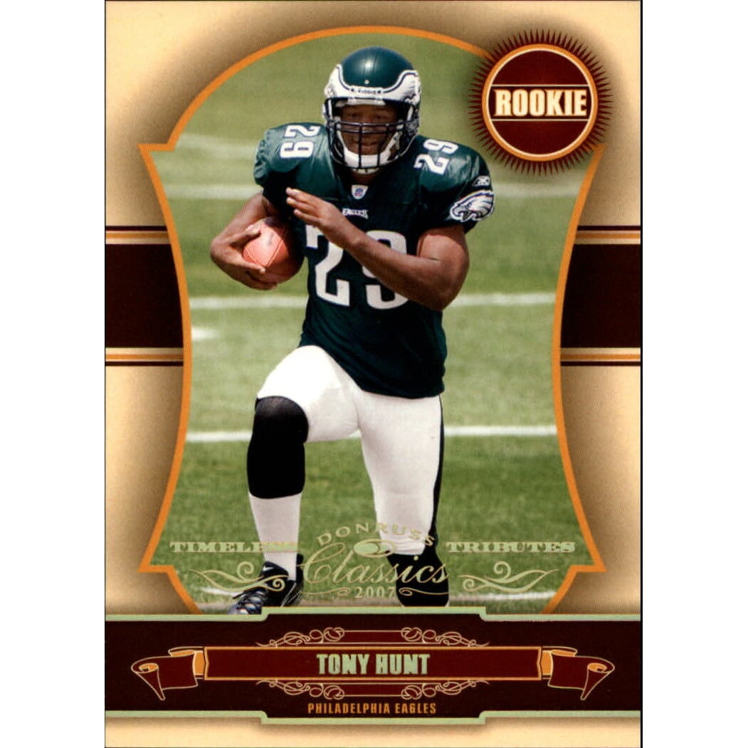 2007 Donruss Classics Timeless Tributes Gold #166 Tony Hunt. rookie card picture