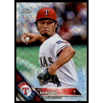 2016 Topps Chrome Blue Wave Refractors #20 Yu Darvish