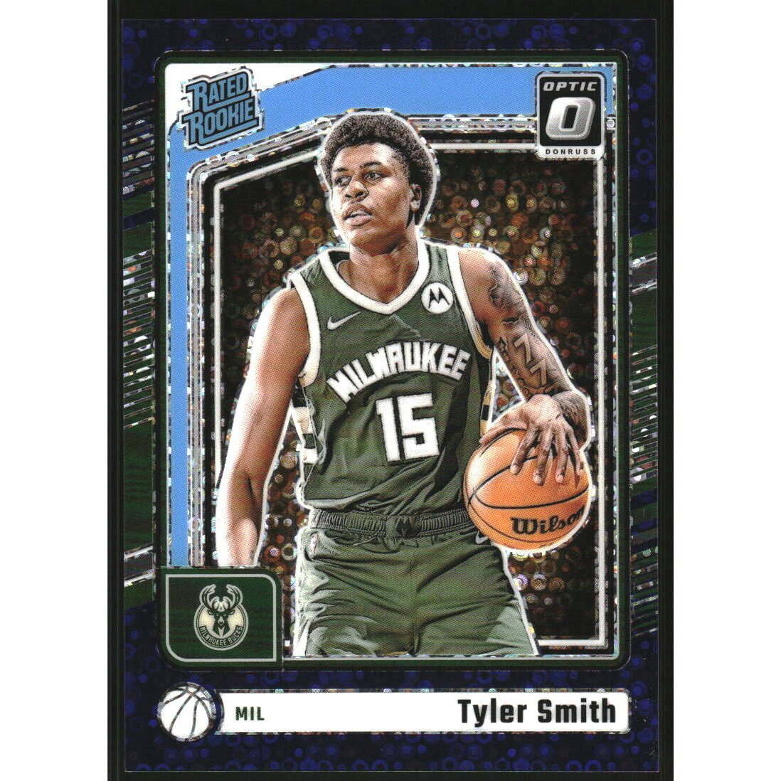 2024-25 Donruss Optic Fast Break Purple #292 Tyler Smith RR. rookie card picture