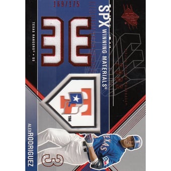2003 SPx Winning Materials 175 #AR2A Alex Rodriguez Logo