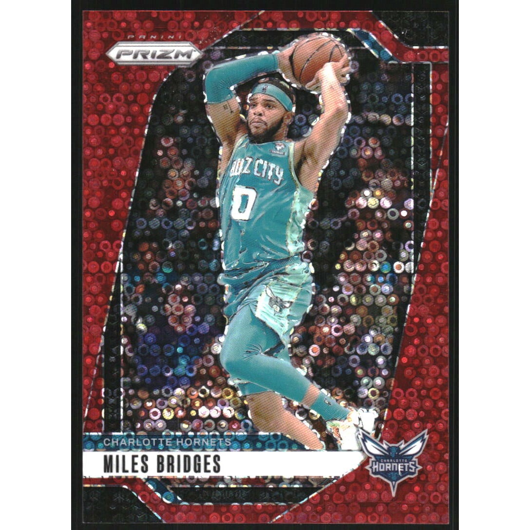 2024-25 Panini Prizm Prizms Fast Break Red #43 Miles Bridges. rookie card picture