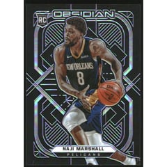 2020-21 Panini Obsidian Electric Etch Purple #184 Naji Marshall/99