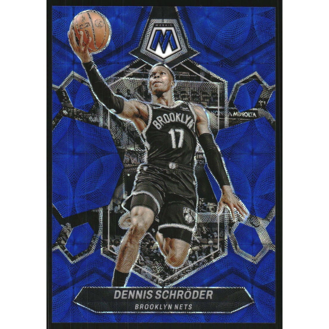 2023-24 Panini Mosaic Mosaic Blue International #148 Dennis Schroder. rookie card picture
