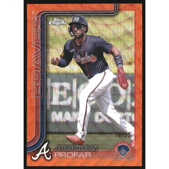 2025 Topps Chrome Orange Wave Refractors #143 Jurickson Profar