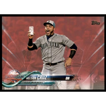 2018 Topps Update Mother's Day Pink #US182 Nelson Cruz AS