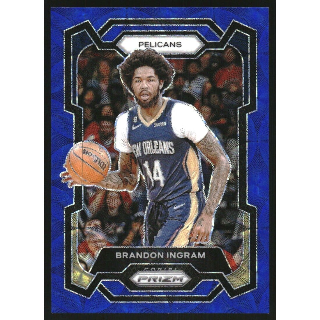 2023-24 Panini Prizm Prizms Choice Blue #89 Brandon Ingram. rookie card picture