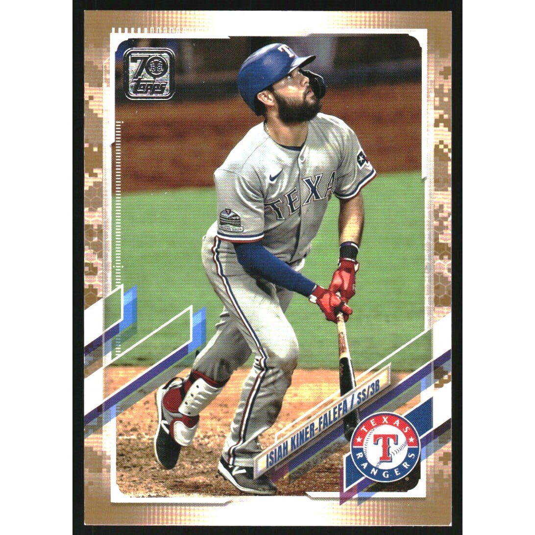 2021 Topps Memorial Day Camo #397 Isiah Kiner-Falefa. rookie card picture