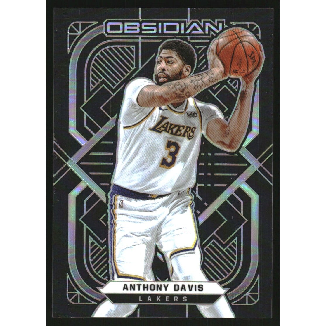 2020-21 Panini Obsidian #104 Anthony Davis. rookie card picture