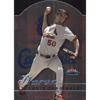 2003 Fleer Mystique Blue Die Cuts #102 Dan Haren RU