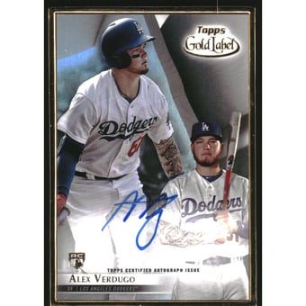 2018 Topps Gold Label Framed Autographs #FAAV Alex Verdugo