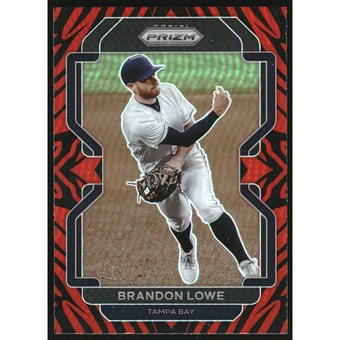 2022 Panini Prizm Prizms Tiger Stripes #120 Brandon Lowe T2