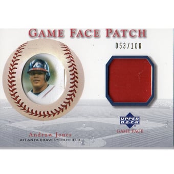 2003 Upper Deck Game Face Patch #AJ Andruw Jones