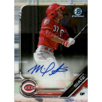 2019 Bowman Chrome Prospect Autographs #CPAMS Mike Siani