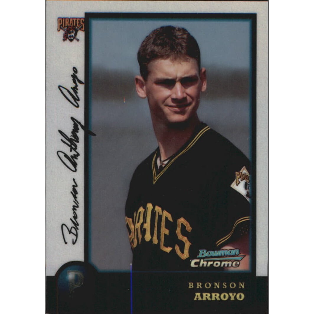 1998 Bowman Chrome Refractors #145 Bronson Arroyo. rookie card picture