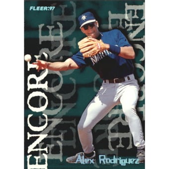 1997 Fleer Tiffany #715 Alex Rodriguez ENC