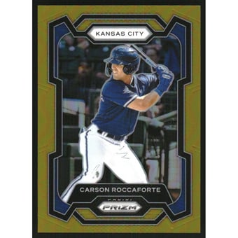 2024 Panini Prizm Prizms Gold #270 Carson Roccaforte
