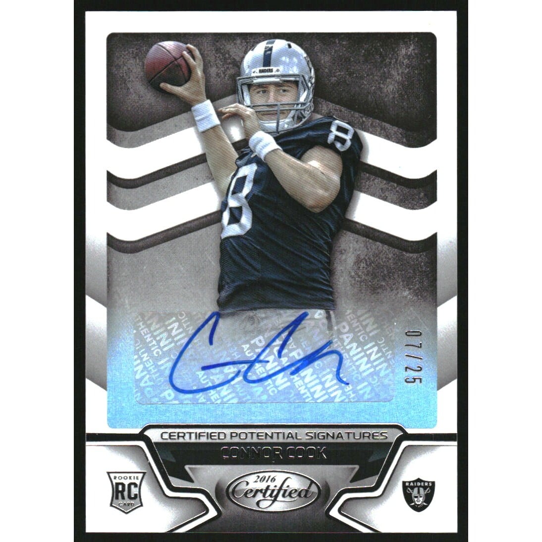 2016 Certified Potential Autographs #CPSCC Connor Cook/25