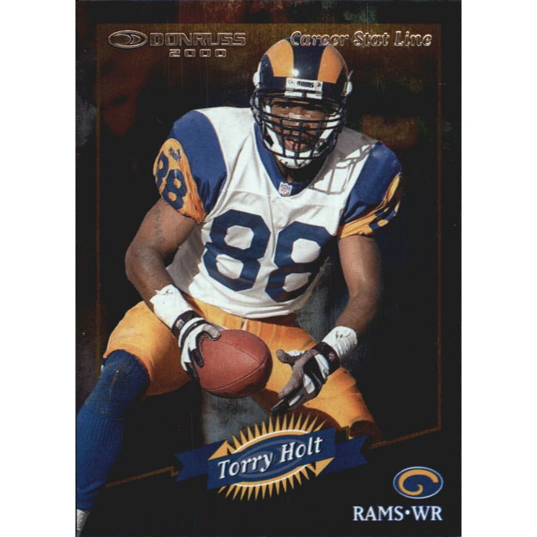 2000 Donruss Stat Line Career #127 Torry Holt/63. rookie card picture